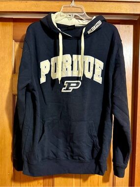 Collegiate Hooded Sweatshirt - Black & Gold